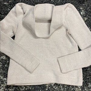 cotton polyester blend turtle neck sweater